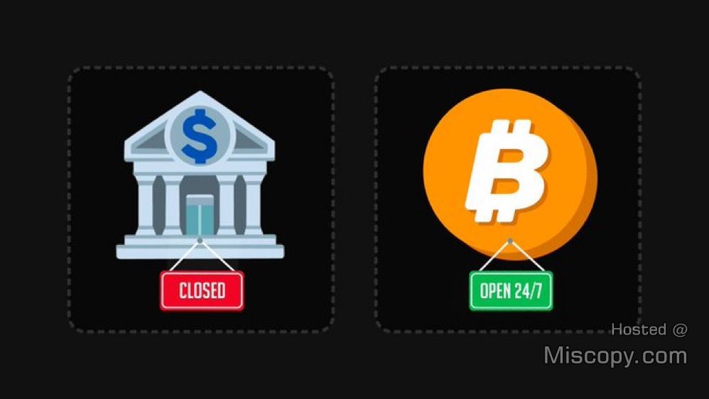 Banks vs BTC Business Hours