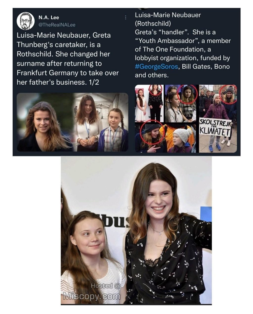 Luisa-Marie Neubauer – Apparent Handler of Greta Thunberg
