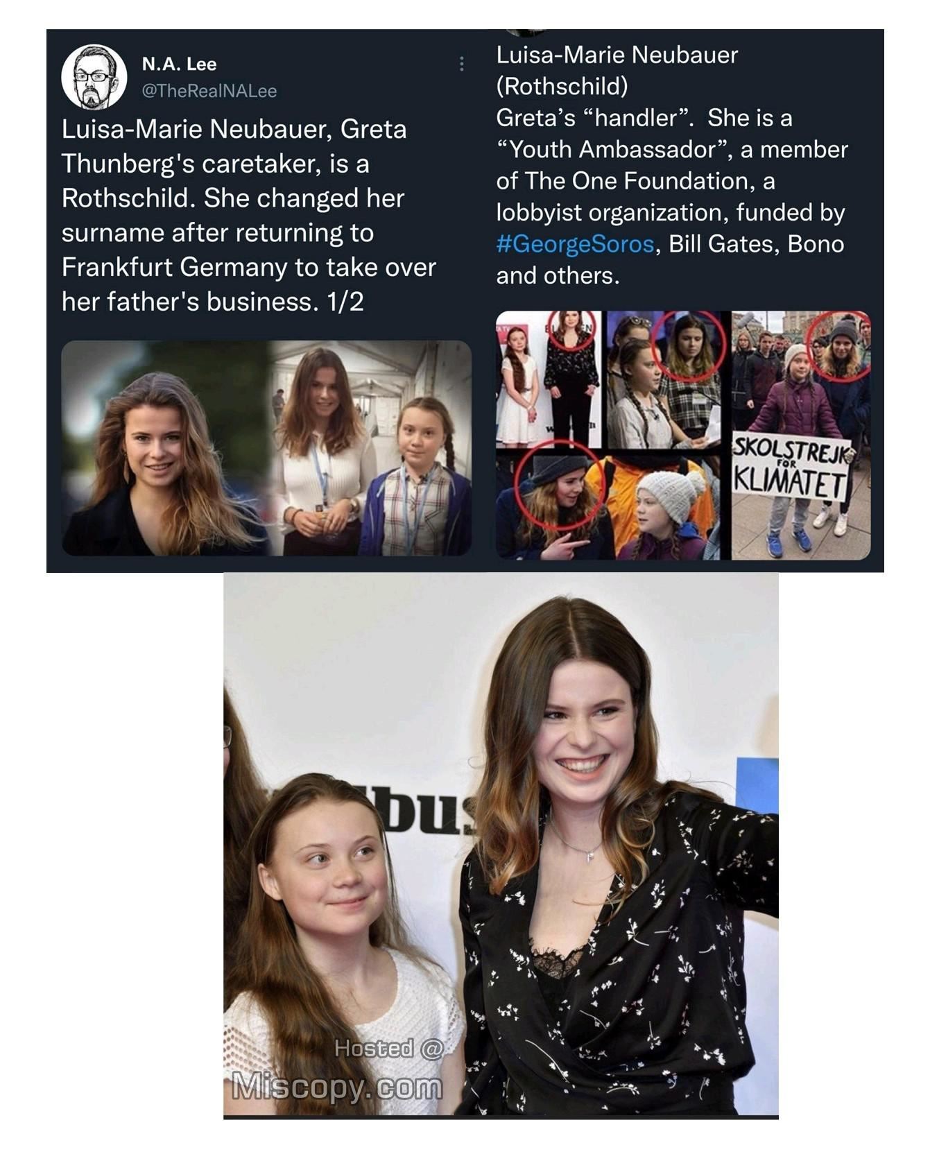 Luisa-Marie Neubauer – Apparent Handler of Greta Thunberg