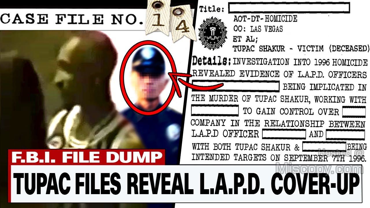 Declassified FBI Files – LAPD Was Involved in Murders of Tupac Shakur and Biggie Smalls