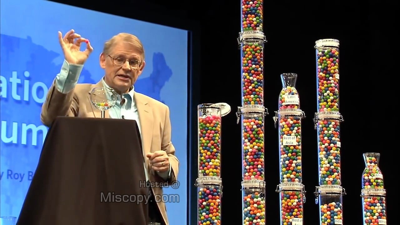 Roy Beck Uses Gumballs to Explain Why Immigration Won't Solve World Poverty